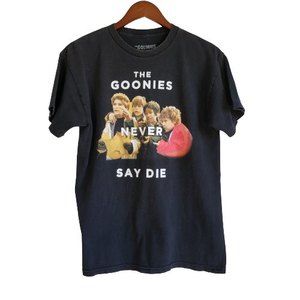 The Goonies Never Say Die T Shirt Ripple Junction Size Medium Grey with Graphic